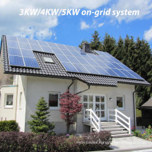 PV 3kw/4kw/5kw Solar on Grid Roof System
